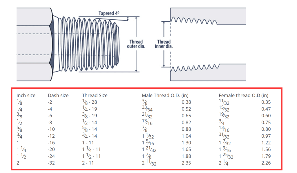 BSPP VS BSPT VS R VS Rc Thread Difference - Hydraxio: China SS ...